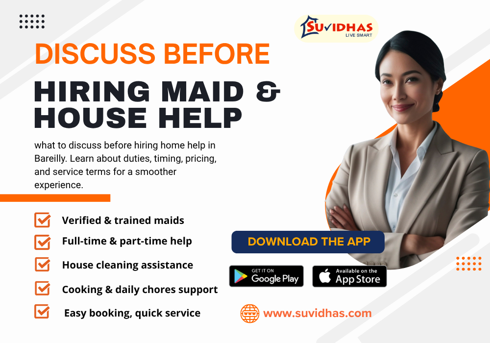 Can I Hire a Cook and Maid Together in Bareilly?
